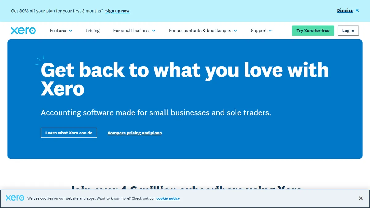 Xero's AI-driven accounting software